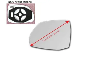 Heated Mirror Glass With Plastic Backing Plate Attached for Audi SQ7 2020 - 2022