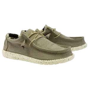Hey Dude Men's Wally Stretch Beige Shoes