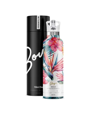 Hibiscus | Paradise Flower 25 oz Insulated Water Bottle