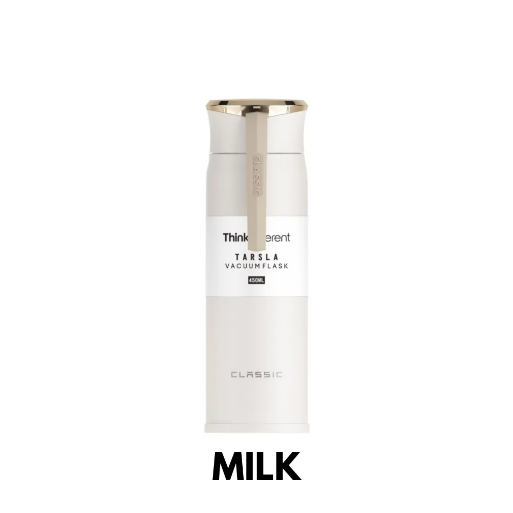 Homlly Tarsla Double Insulated  Travel Tumbler Gold Cap (450ml)