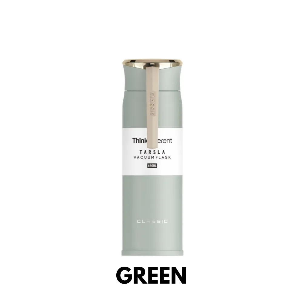 Homlly Tarsla Double Insulated  Travel Tumbler Gold Cap (450ml)