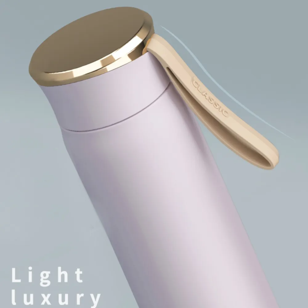 Homlly Tarsla Double Insulated  Travel Tumbler Gold Cap (450ml)