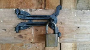 Horse Shoe Swivel Hasp Hinge