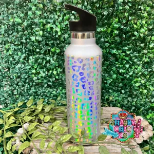 Iridescent Leopard Water Bottle 25oz.