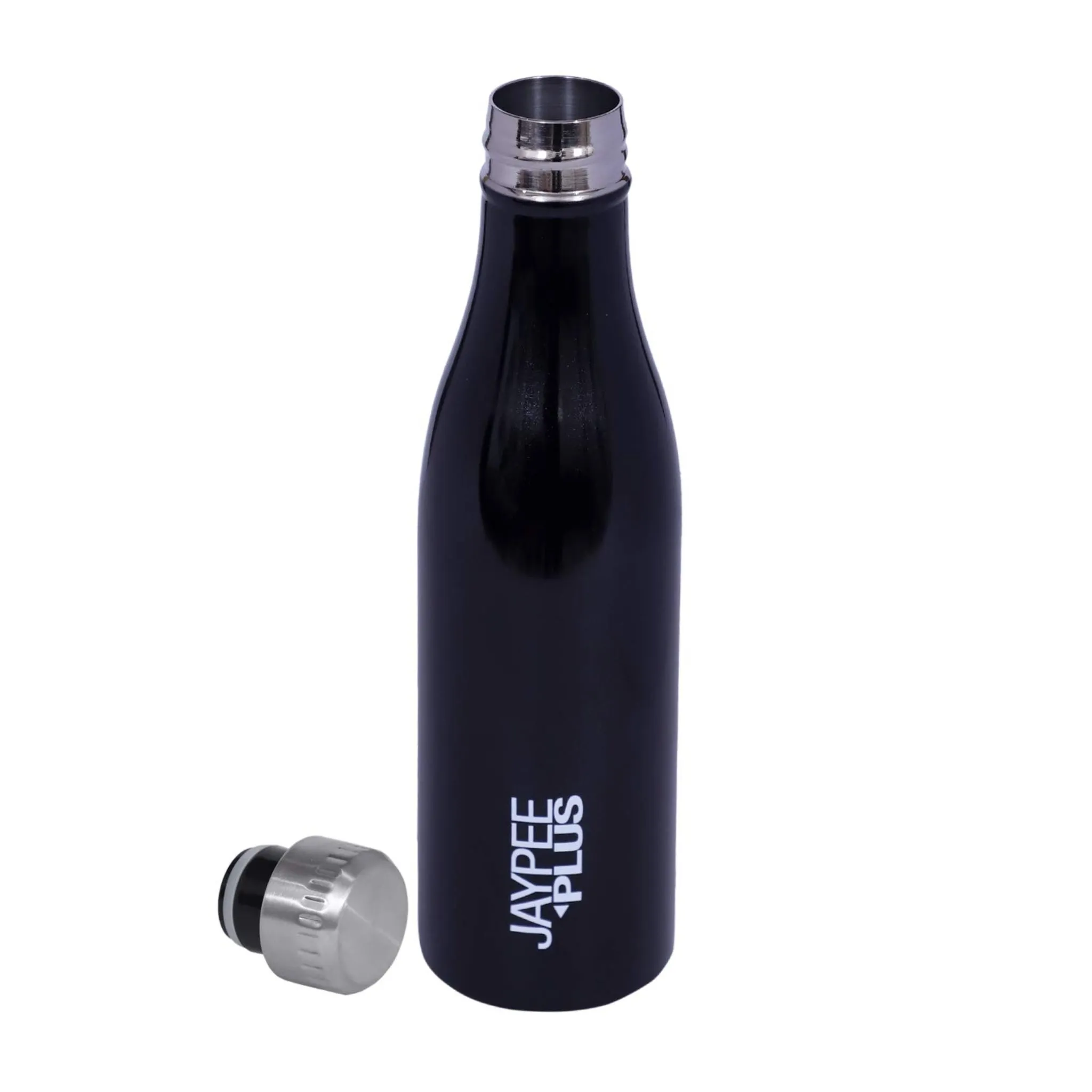 Jaypee Plus Sierra 1000 Stainless Steel Water Bottle, 1000 ml, Black