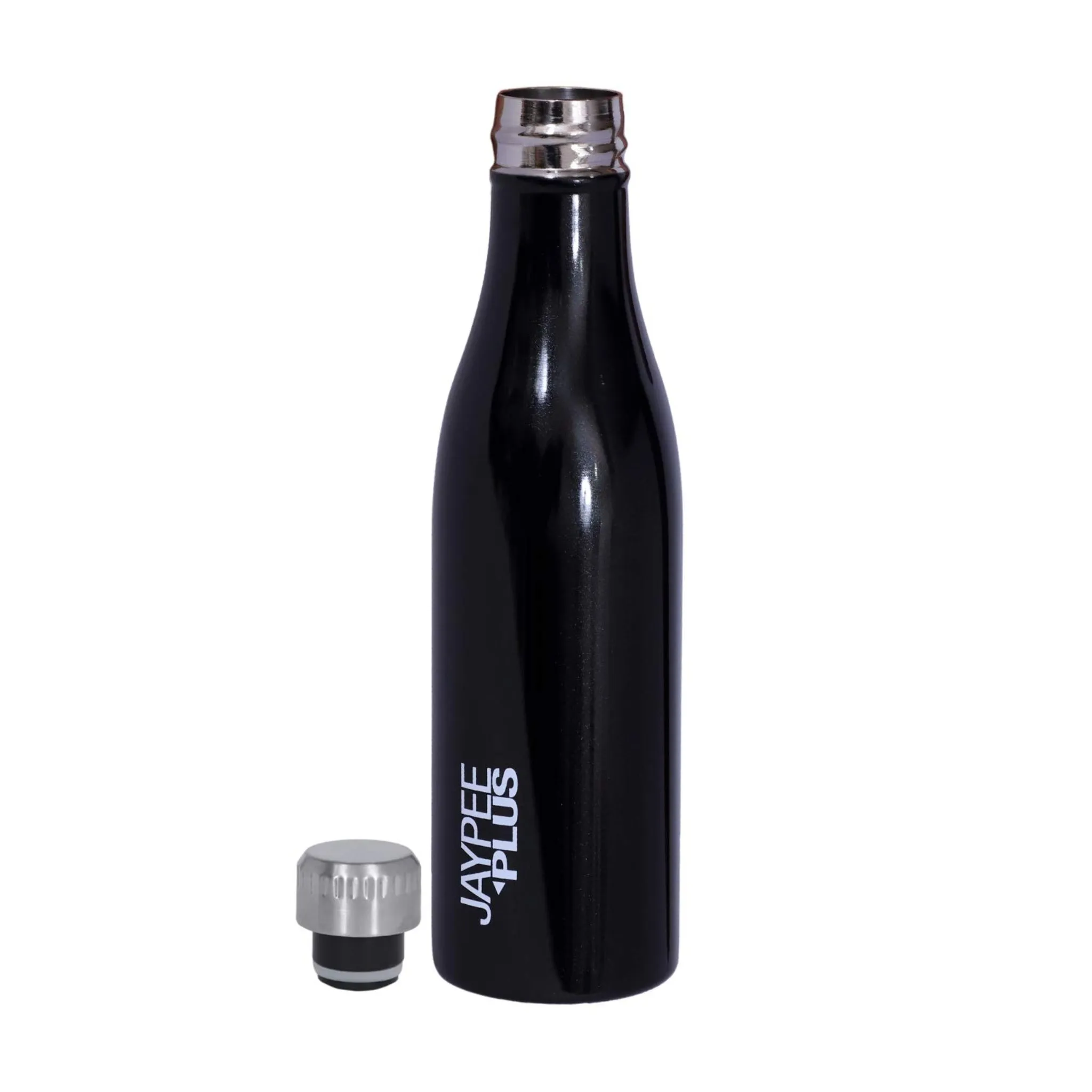 Jaypee Plus Sierra 1000 Stainless Steel Water Bottle, 1000 ml, Black
