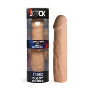 JOCK Extra Long 3" Penis Extension Sleeve - Light