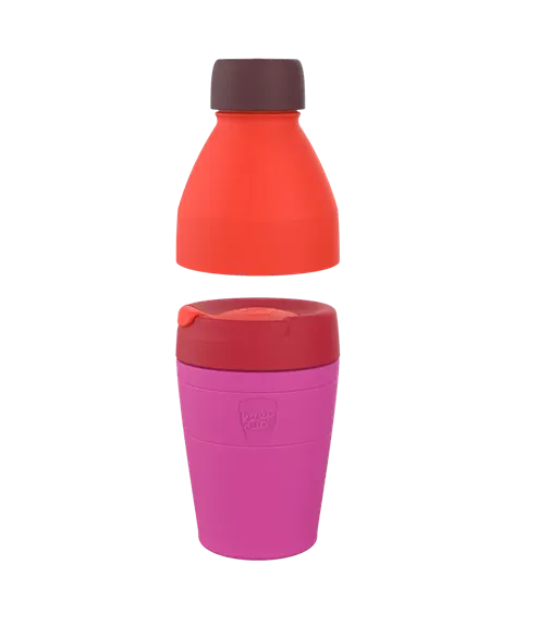 KeepCup Helix Set - Insulated Stainless Steel Cup and Water Bottle