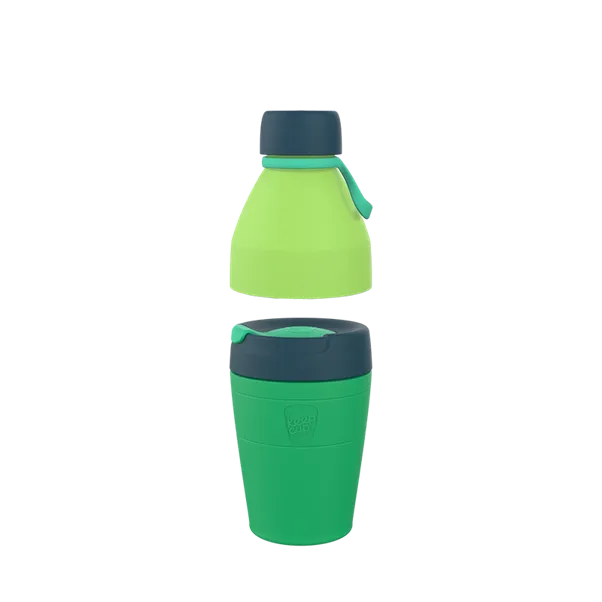 KeepCup Helix Set - Insulated Stainless Steel Cup and Water Bottle