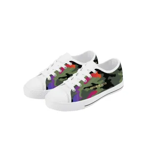 Kids Rubber Low Top Canvas Shoes
