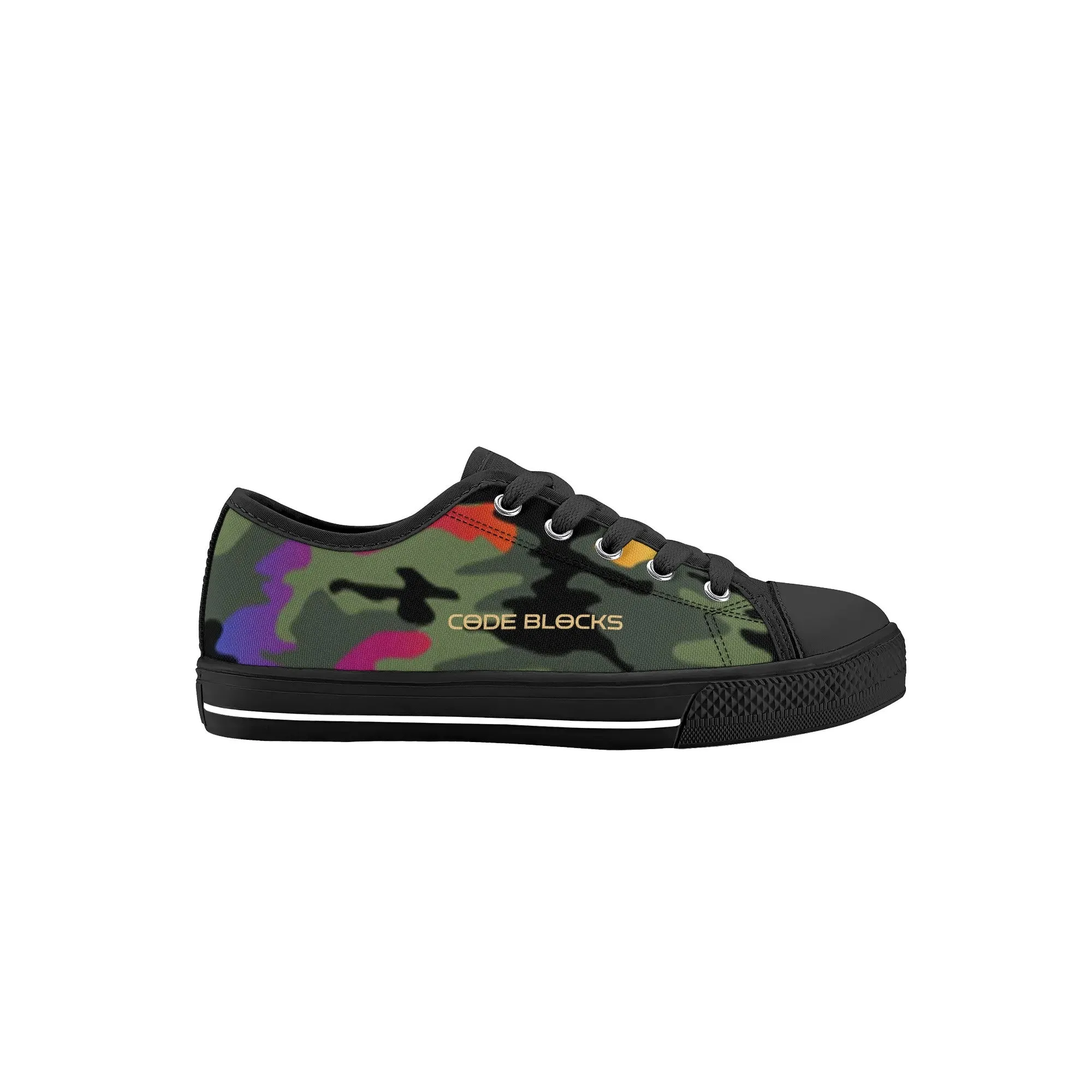 Kids Rubber Low Top Canvas Shoes
