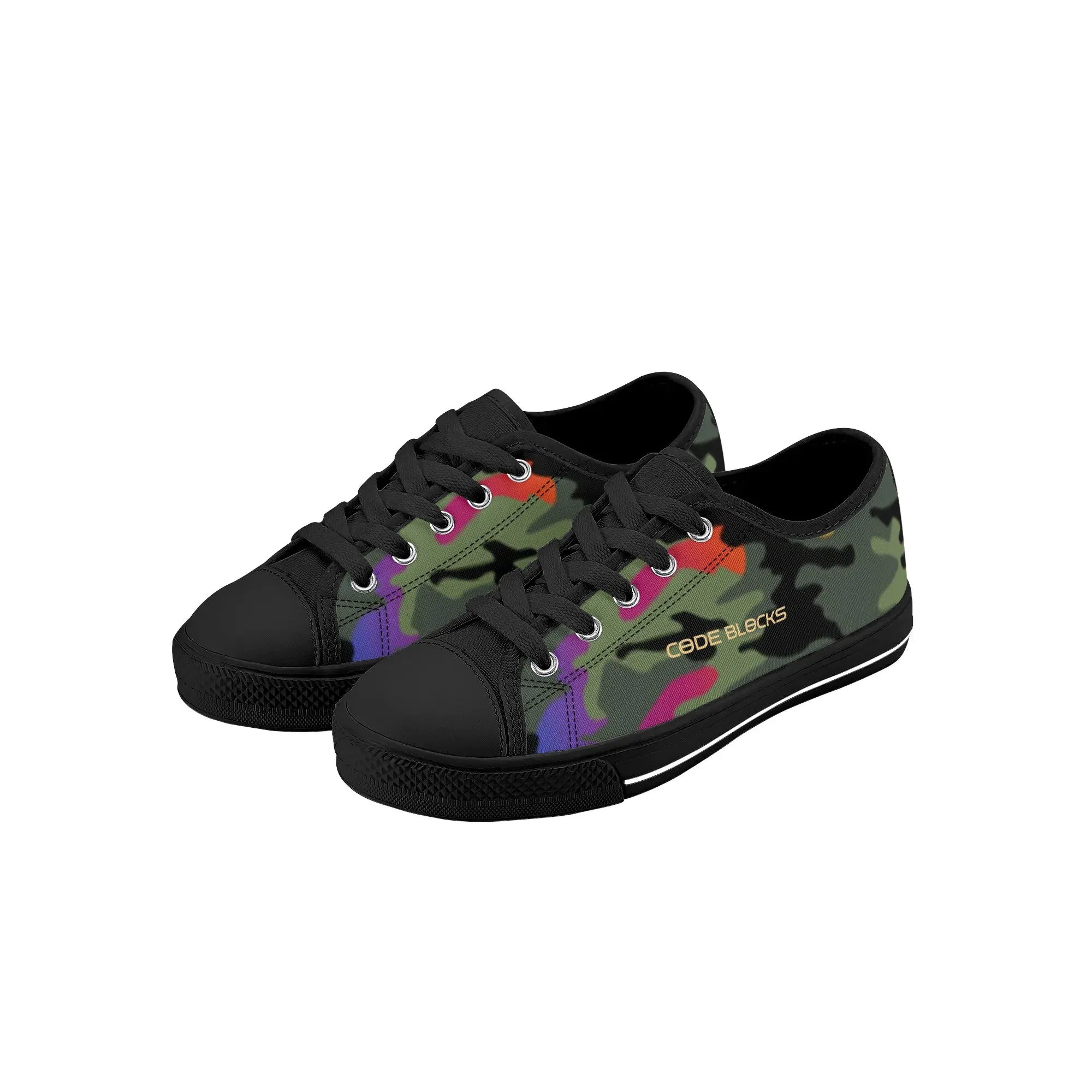 Kids Rubber Low Top Canvas Shoes