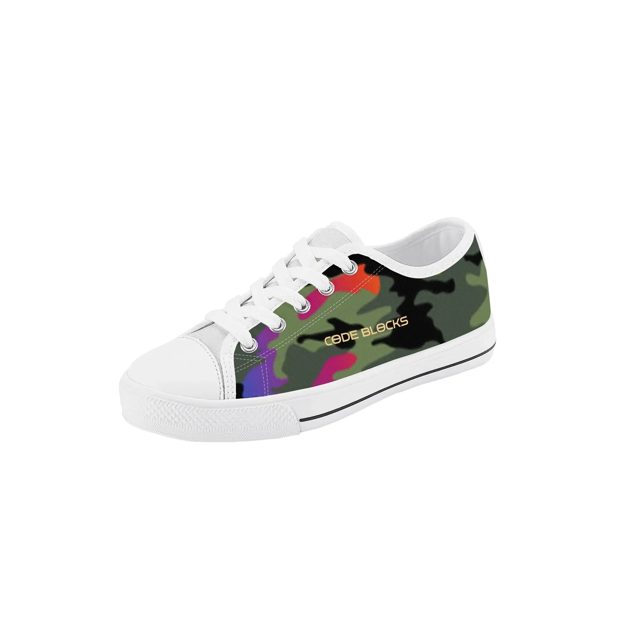 Kids Rubber Low Top Canvas Shoes