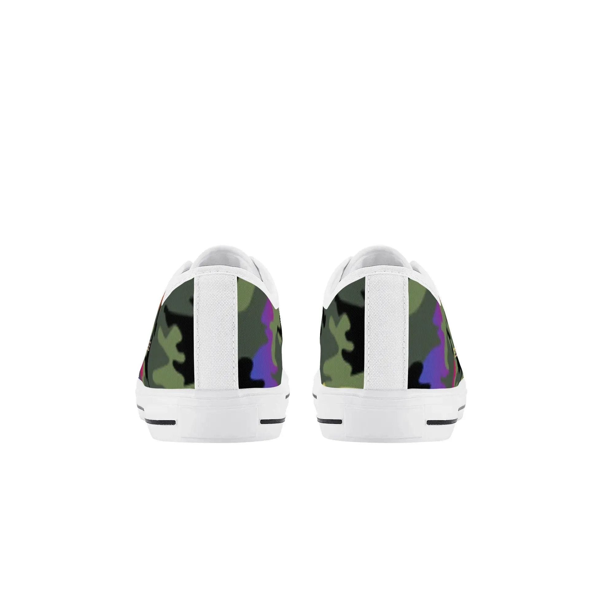 Kids Rubber Low Top Canvas Shoes