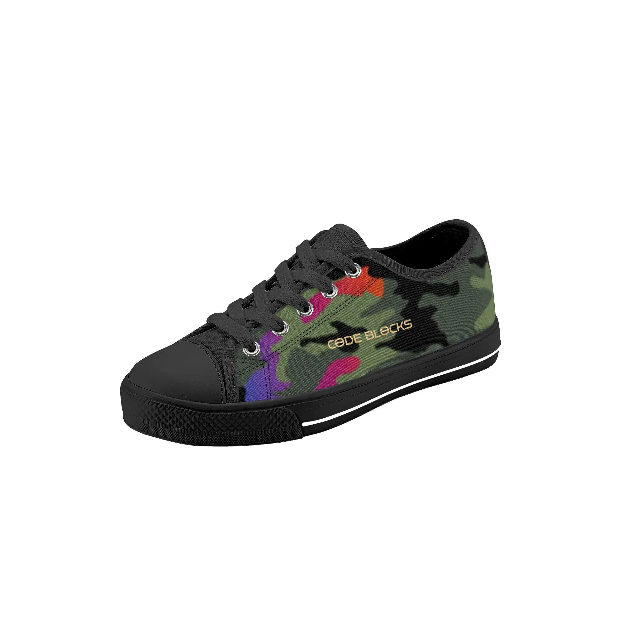 Kids Rubber Low Top Canvas Shoes