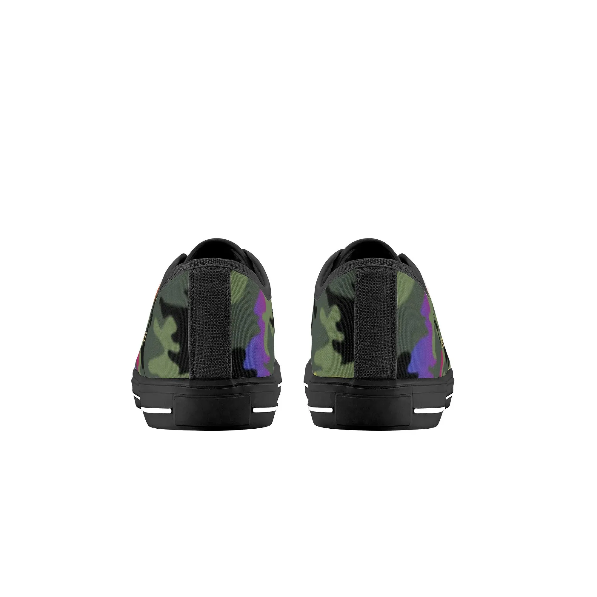 Kids Rubber Low Top Canvas Shoes