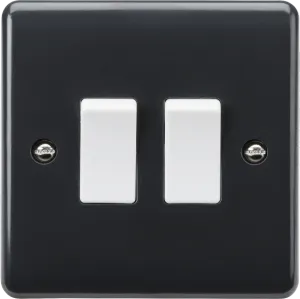 Knightsbridge PM3000 Part M 10AX 2G 2-Way Plate Switch