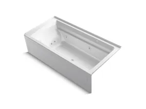 KOHLER K-1124-XGHRA Archer 72" x 36" alcove Heated BubbleMassage air bath and whirlpool, right drain