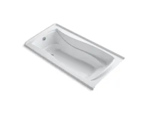 KOHLER K-1239-GHLF Mariposa 60" x 36" alcove Heated BubbleMassage air bath, left drain