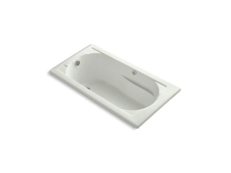 KOHLER K-1357-GH Devonshire 60" x 32" Heated BubbleMassage air bath with reversible drain