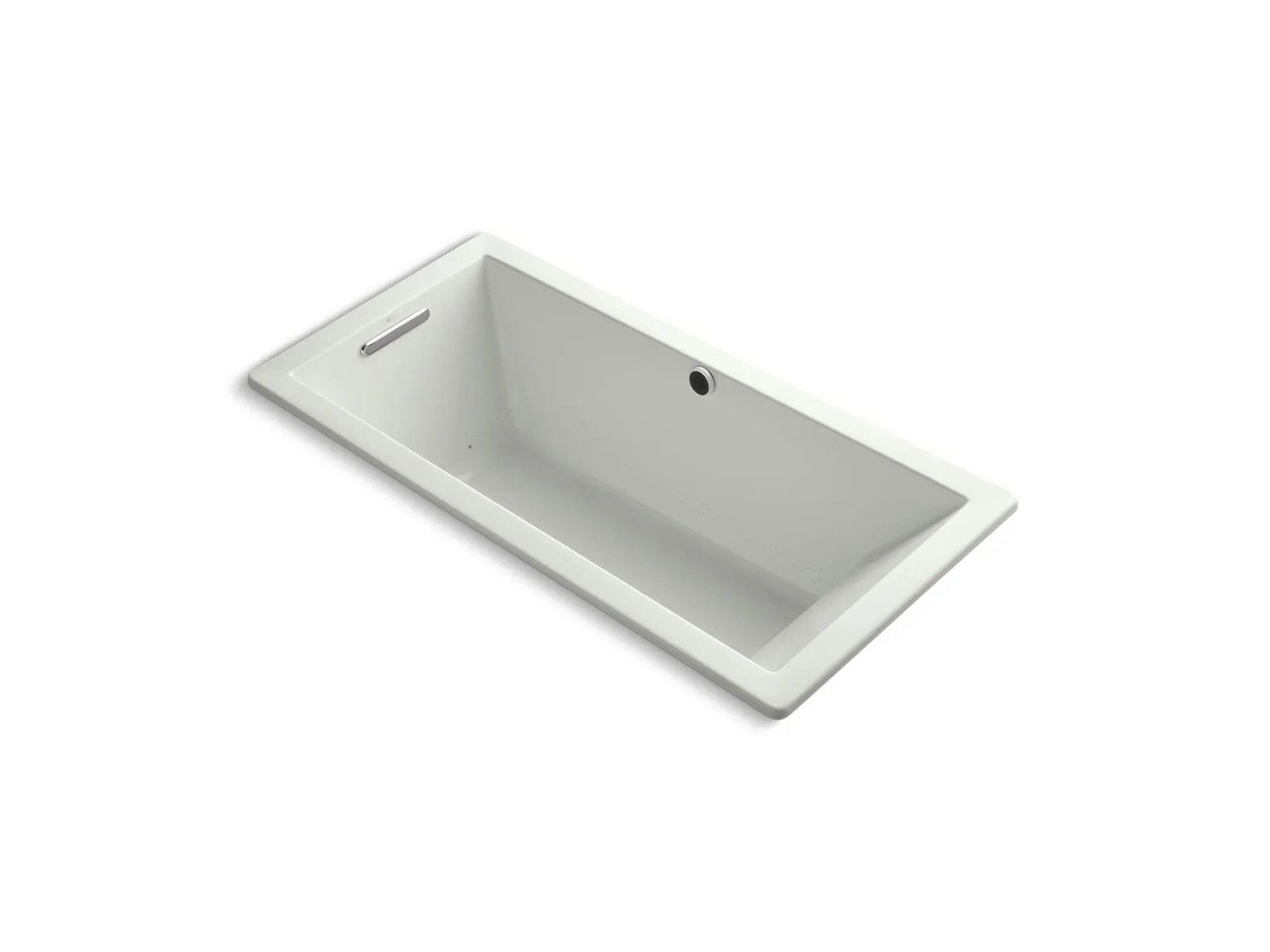 KOHLER K-1822-GHW Underscore 66" x 32" drop-in Heated BubbleMassage air bath with Bask heated surface