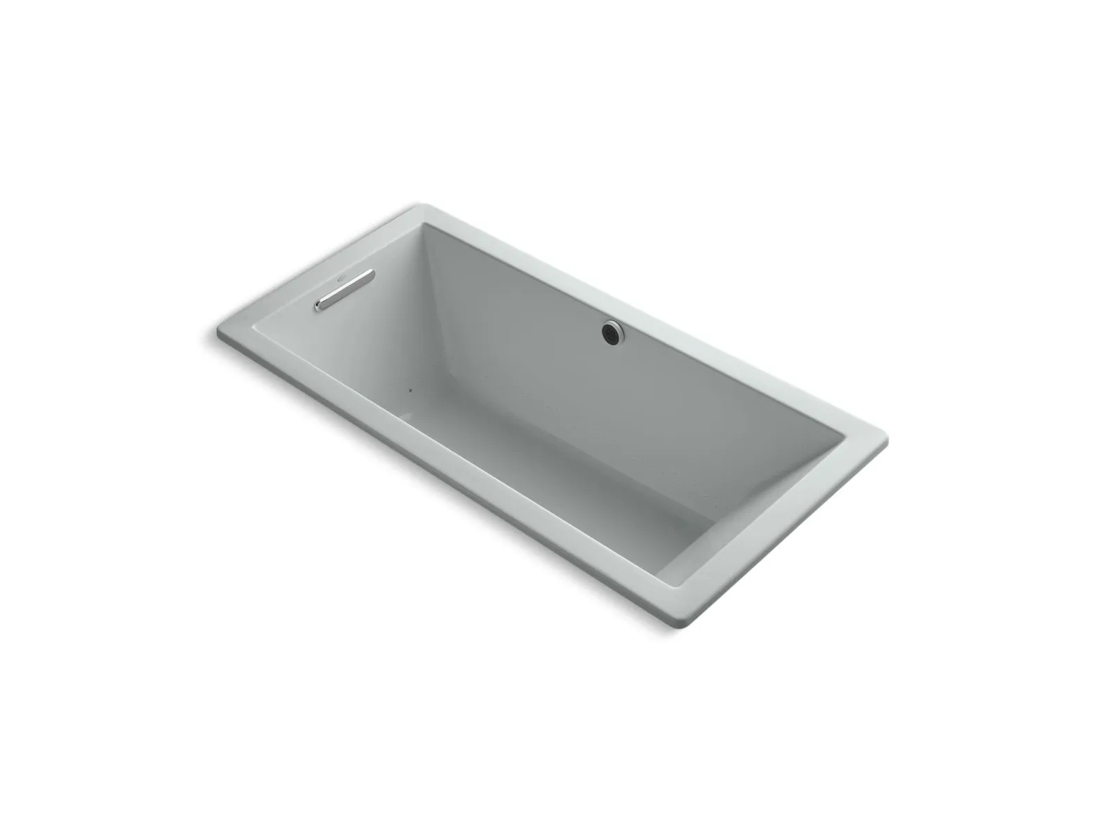 KOHLER K-1822-GHW Underscore 66" x 32" drop-in Heated BubbleMassage air bath with Bask heated surface
