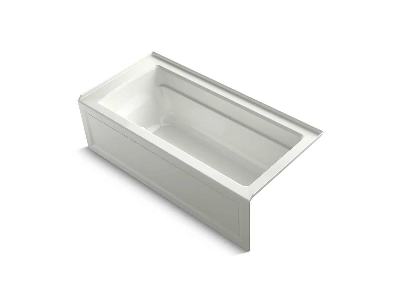 KOHLER K-1949-GHRAW Archer 66" x 32" alcove Heated BubbleMassage air bath with Bask heated surface, right drain