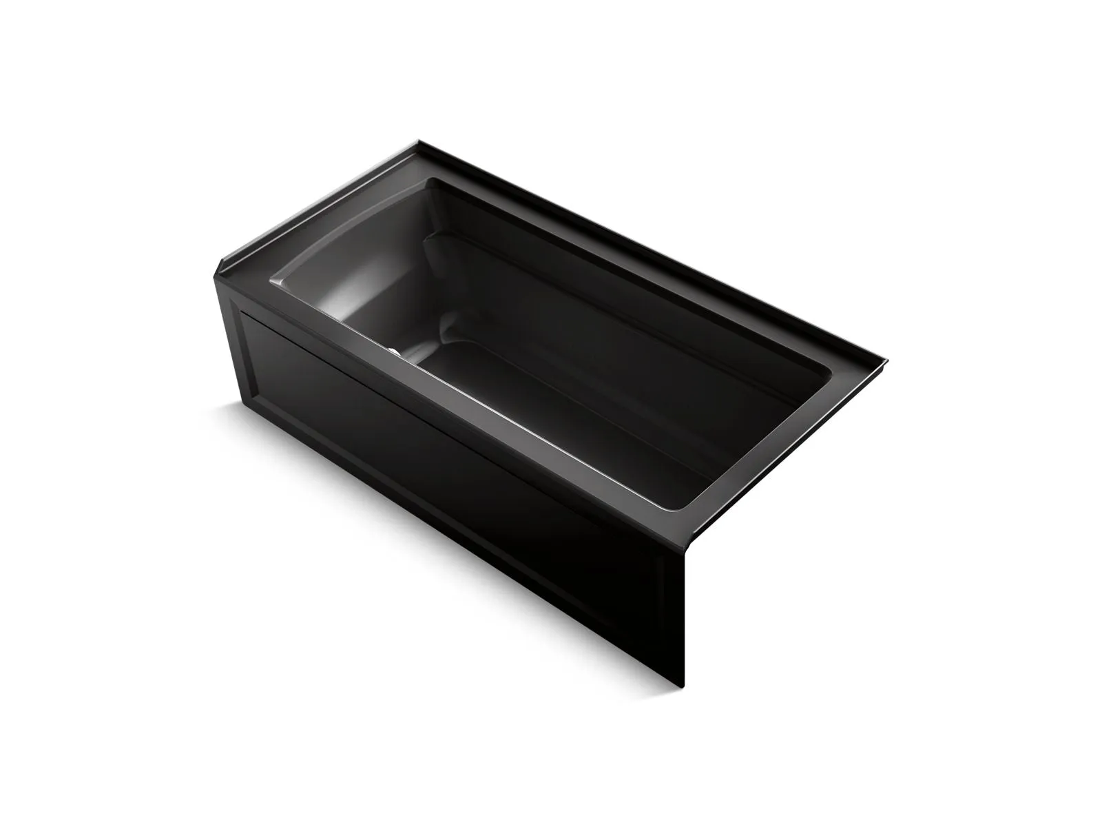 KOHLER K-1949-GHRAW Archer 66" x 32" alcove Heated BubbleMassage air bath with Bask heated surface, right drain
