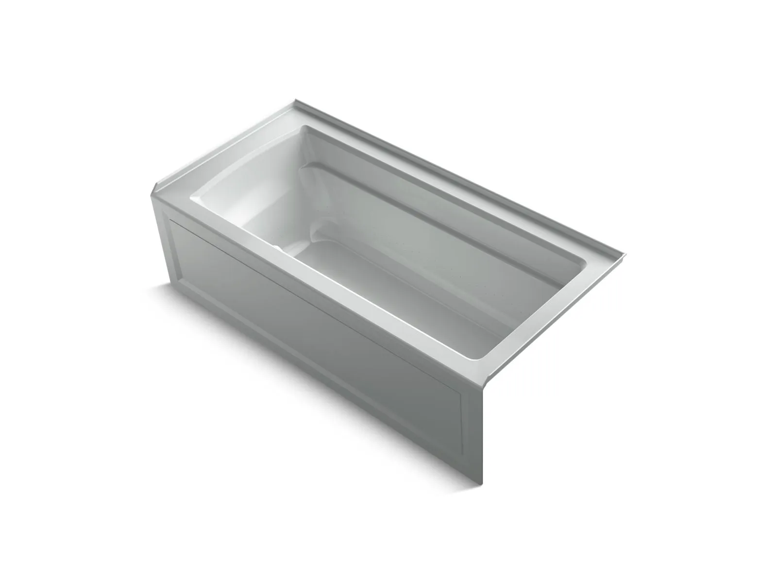 KOHLER K-1949-GHRAW Archer 66" x 32" alcove Heated BubbleMassage air bath with Bask heated surface, right drain