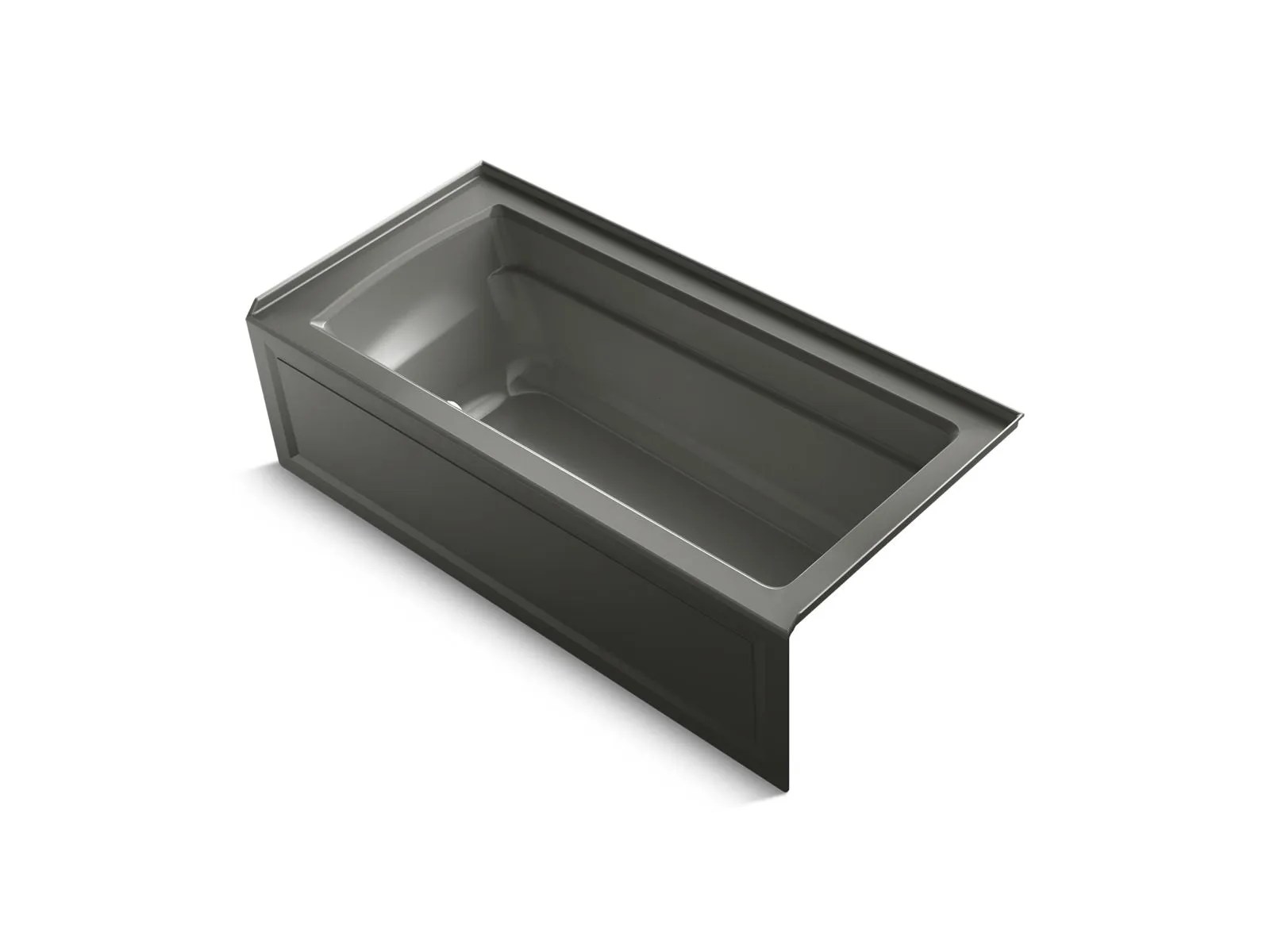 KOHLER K-1949-GHRAW Archer 66" x 32" alcove Heated BubbleMassage air bath with Bask heated surface, right drain