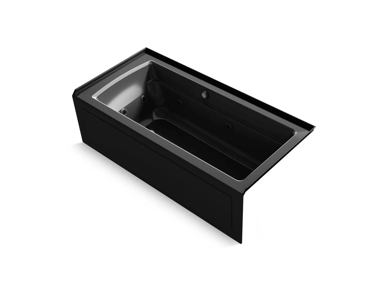 KOHLER K-1949-XGHRA Archer 66" x 32" alcove Heated BubbleMassage air bath and whirlpool, right drain
