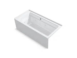 KOHLER K-1949-XGHRA Archer 66" x 32" alcove Heated BubbleMassage air bath and whirlpool, right drain