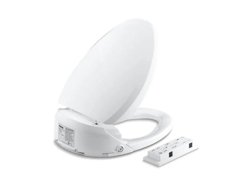 KOHLER K-4744 C3-201 Quiet-Close nightlight elongated bidet toilet seat