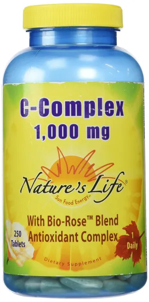 La vida de la naturaleza c-complex Tablets, 1000 mg, 250 Count