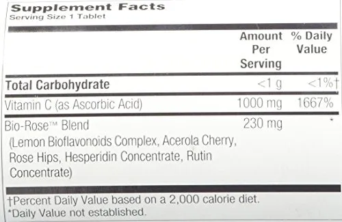 La vida de la naturaleza c-complex Tablets, 1000 mg, 250 Count