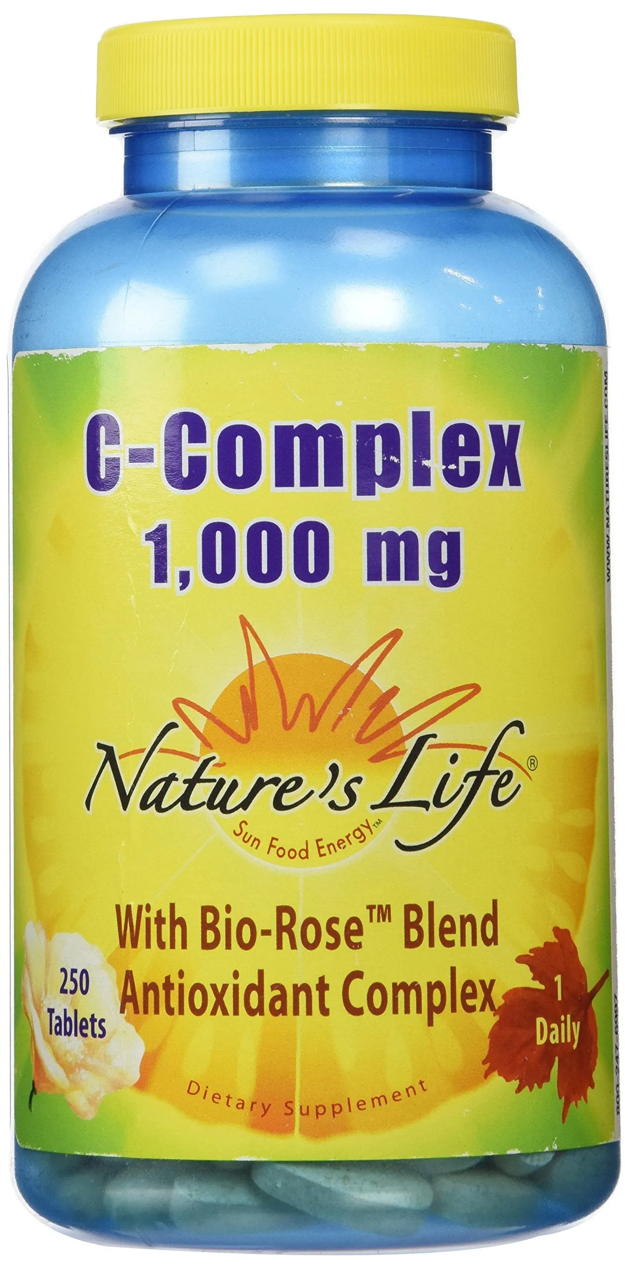 La vida de la naturaleza c-complex Tablets, 1000 mg, 250 Count