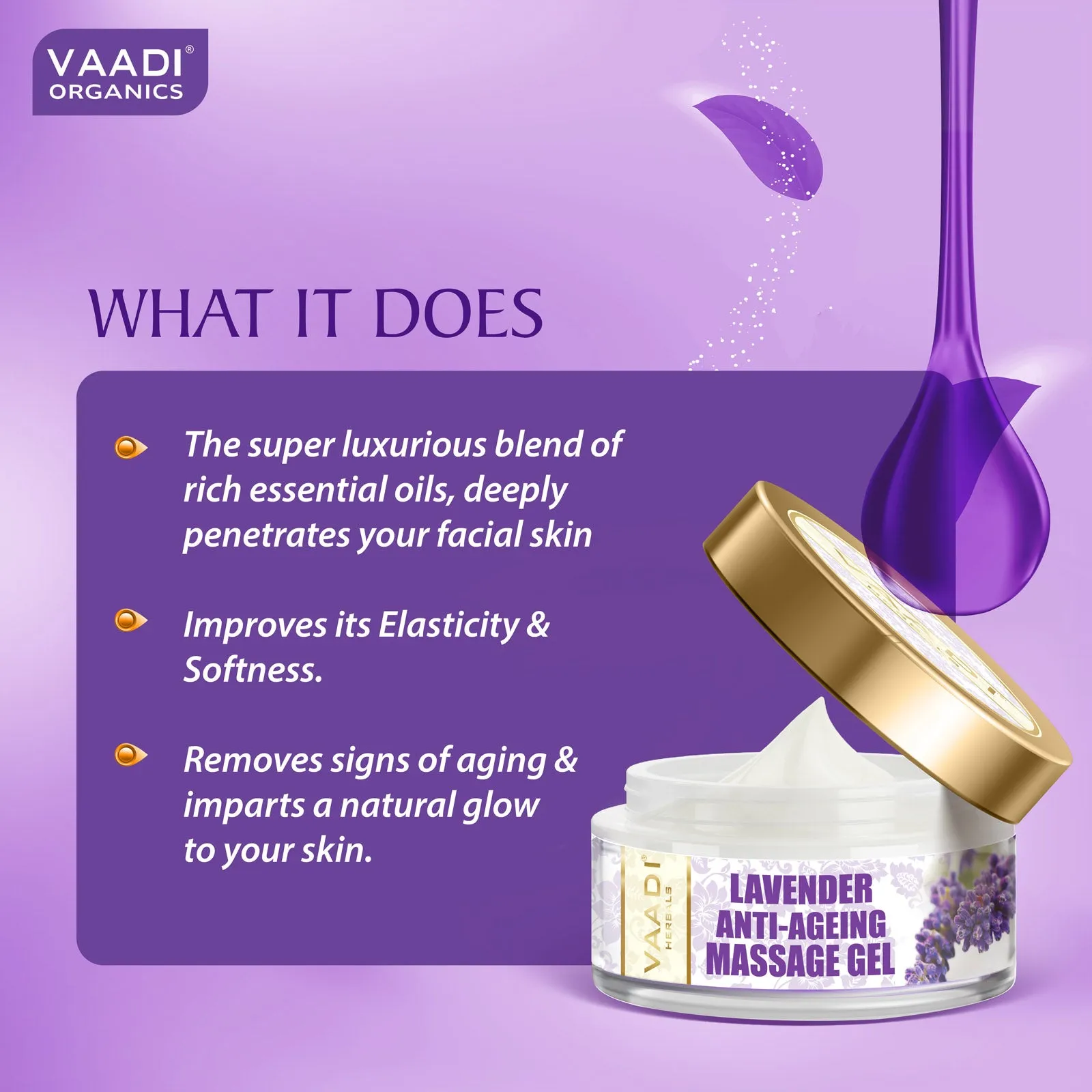 Lavender Anti-Ageing Massage Gel (50 gms)