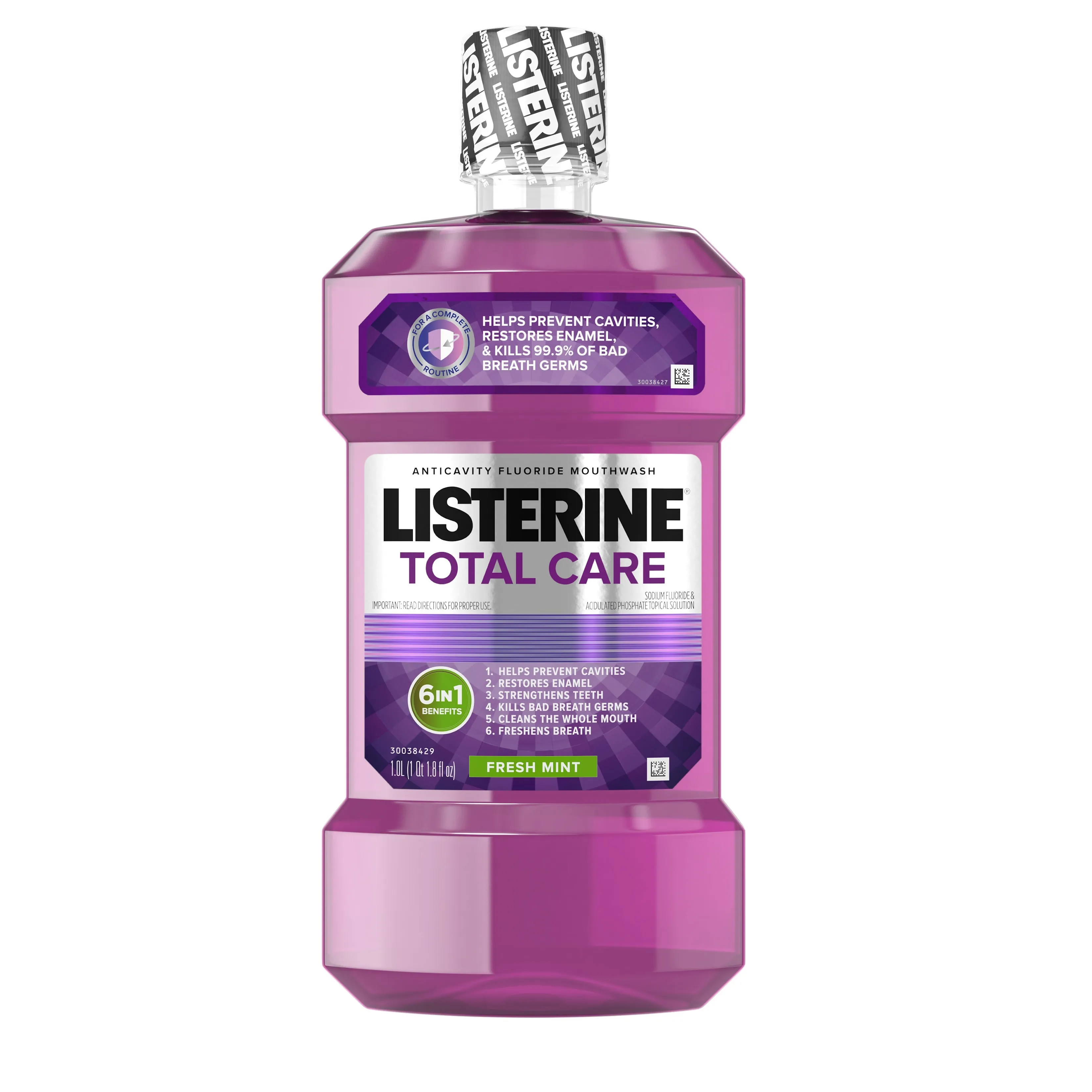 Listerine Total Care Anticavity Mouthwash, Fresh Mint