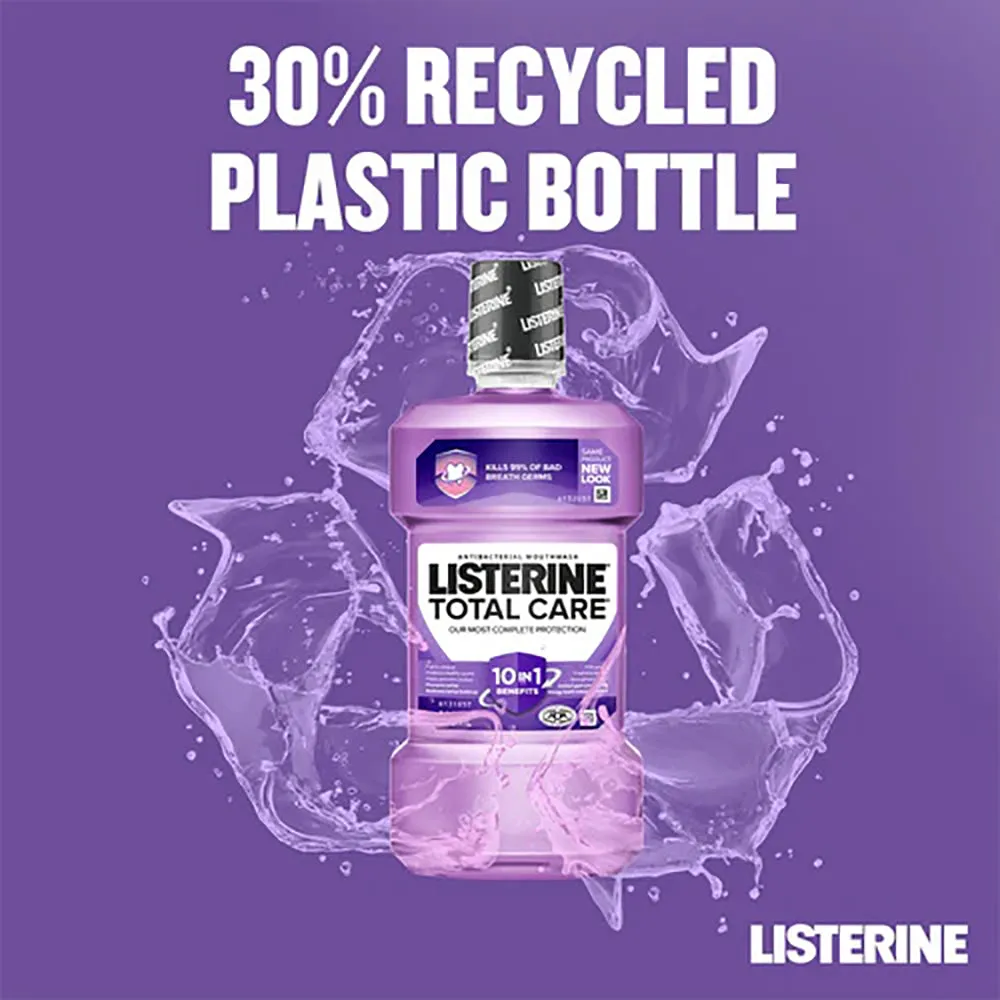 Listerine Total Care Zero Alcohol Mouthwash - Purple, 1L