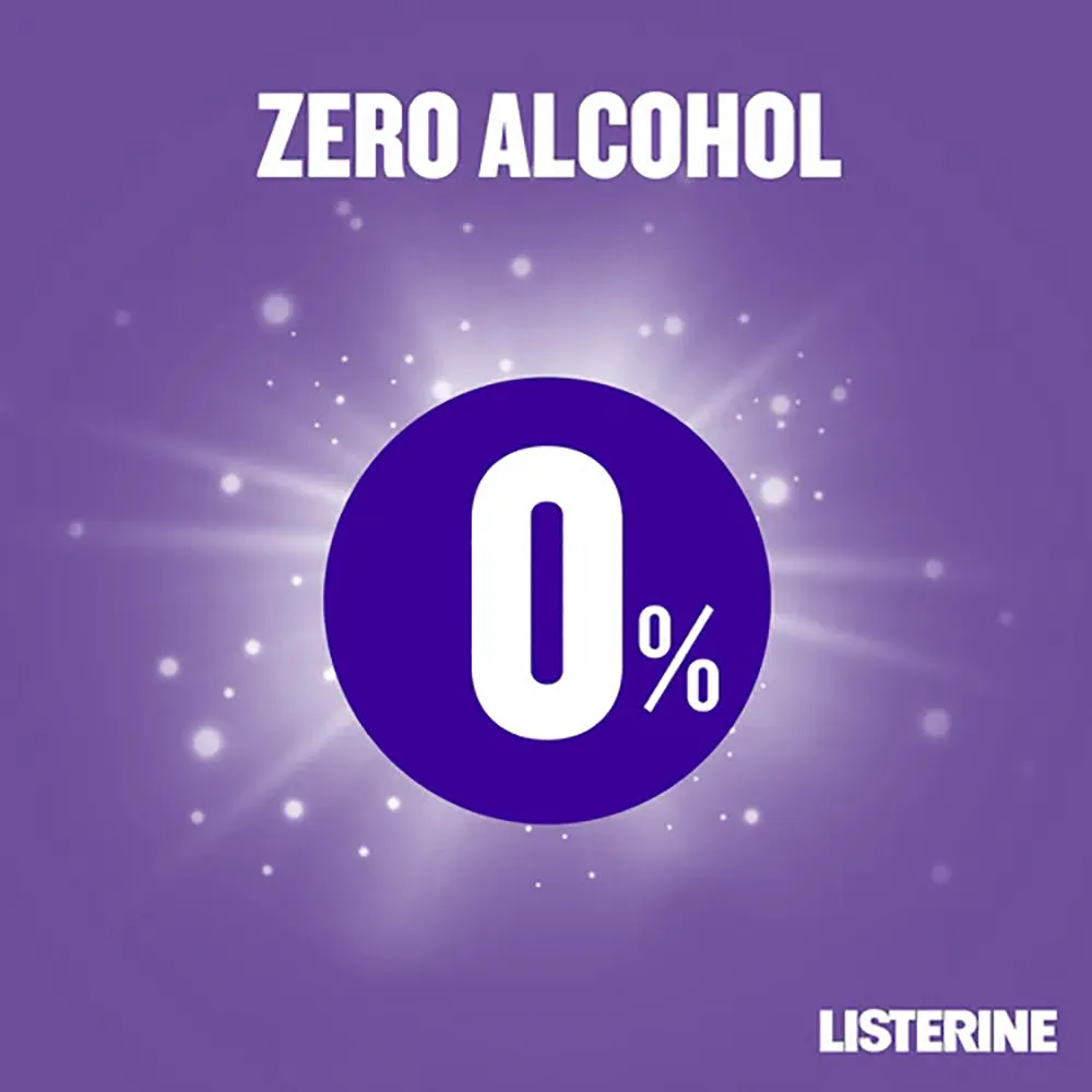 Listerine Total Care Zero Alcohol Mouthwash - Purple, 1L