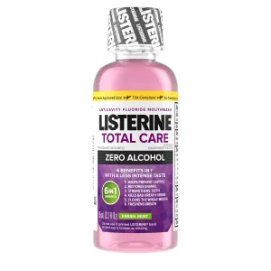 Listerine Total Care Zero Anticavity Mouthwash, Fresh Mint, Travel Size