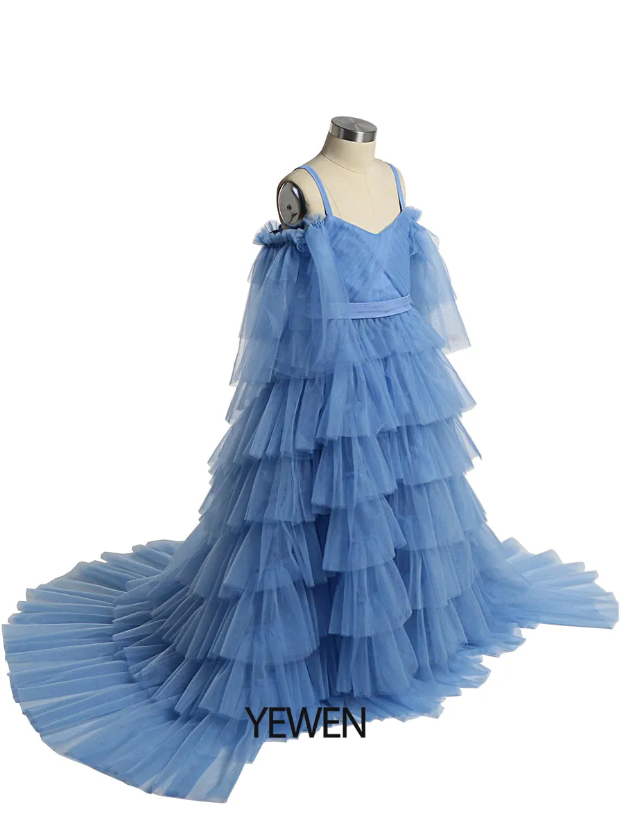 Little Girls Dress for Photo Shooting Kids Party Ball Gown Flower Girl Dresses Children's Party Dress for Wedding