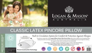 Logan & Mason CLASSIC LATEX PINCORE PILLOW