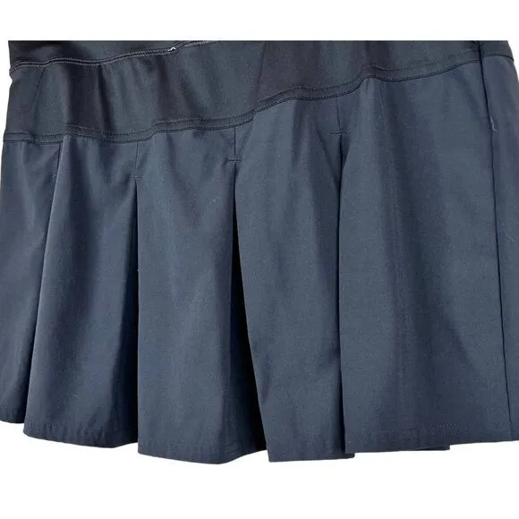 LOLE Justine Black Tennis Skirt in Solid Black Size Small