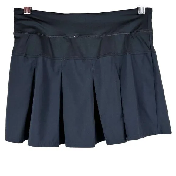 LOLE Justine Black Tennis Skirt in Solid Black Size Small