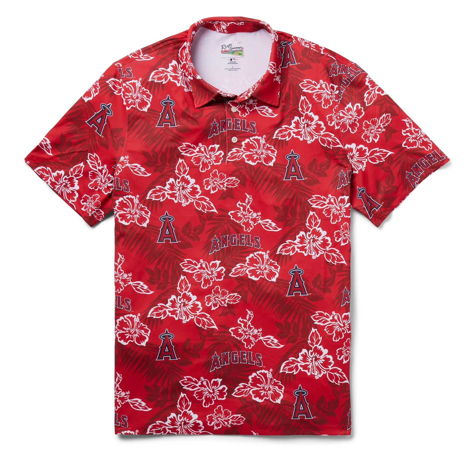 LOS ANGELES ANGELS PUA PERFORMANCE POLO