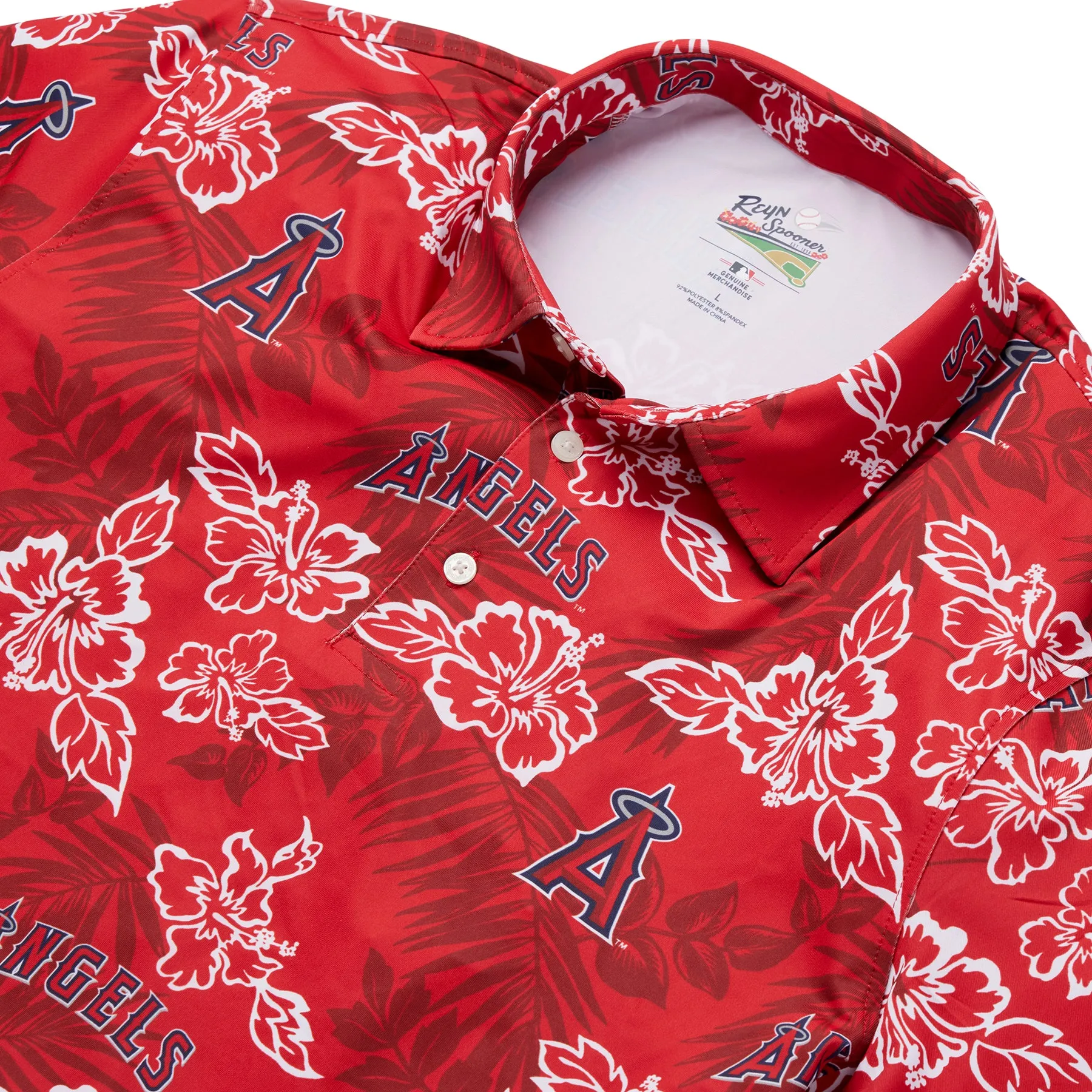 LOS ANGELES ANGELS PUA PERFORMANCE POLO