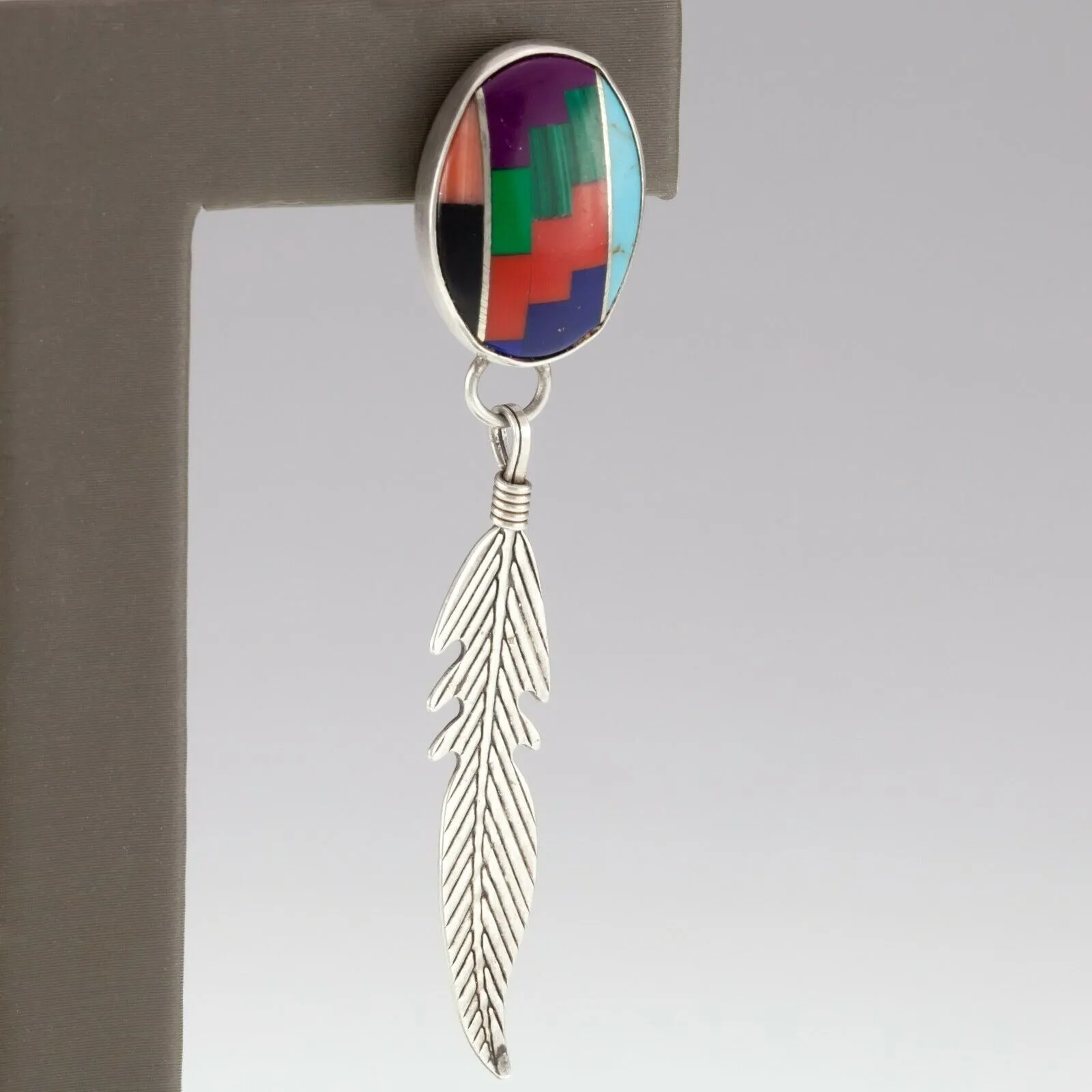 Lot of 3 Sterling Silver Dangle Navajo Single Earrings