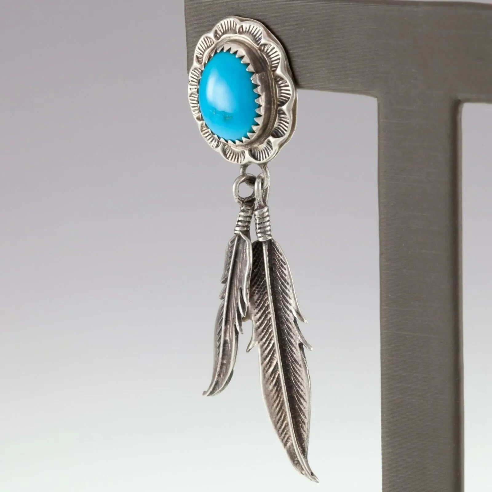 Lot of 3 Sterling Silver Dangle Navajo Single Earrings