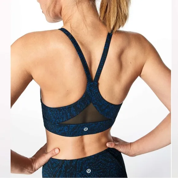 Lululemon Athletica Train Times Bra Pulse Capri Black / Black